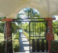 Entrance of the Hotel EL COLIBRI - Sosua - Dominican Republic